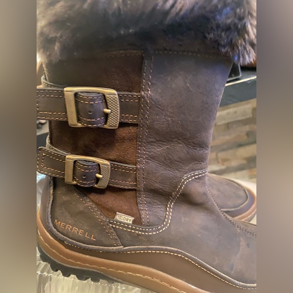 (NWT) MERRELL POLAR FUR CUFF & TOP LINED 200 gr INSUL S 9 (BRAND NEW WITH TAGS) - Picture 5 of 14